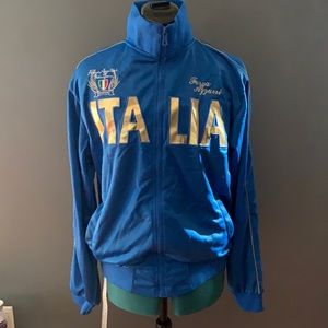 Italia soccer windbreaker zip up jacket
